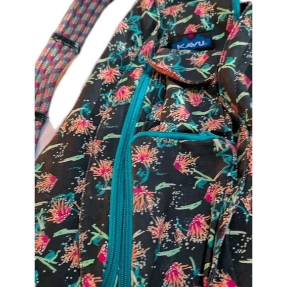 KAVU Rope Sling Bag Sparklers Crossbody Backpack Canvas main image 6